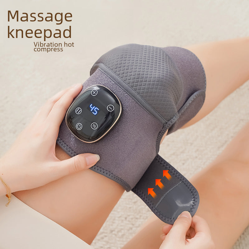 Electric heating knee massager, warm old cold legs, knee joints, hot compresses, pain relief, vibration, heating knee pads