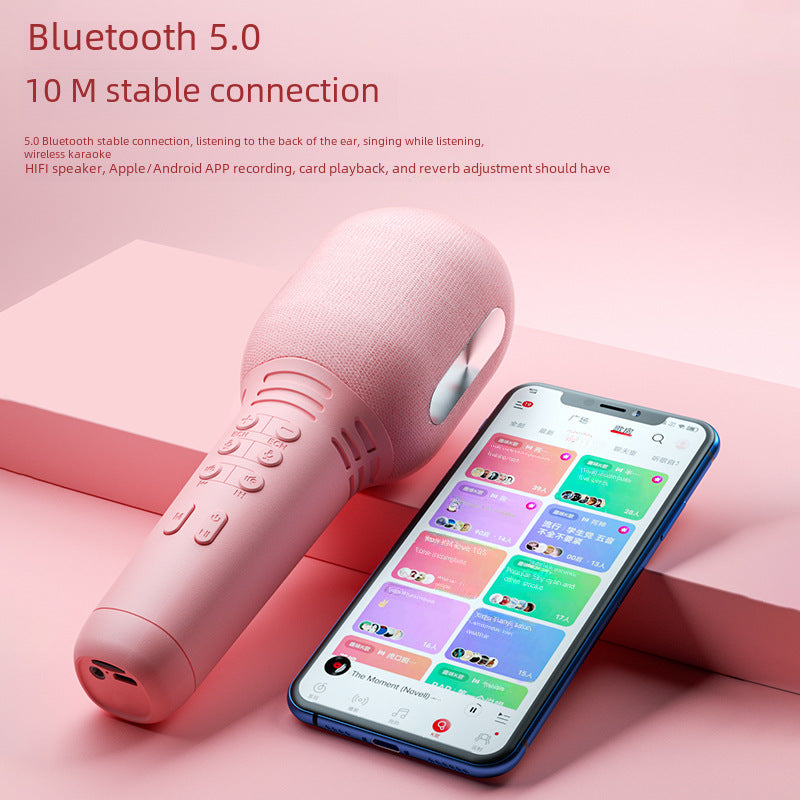 Wireless bluetooth microphone K9 wireless microphone mobile phone microphone audio integration karaoke artifact gift wholesale