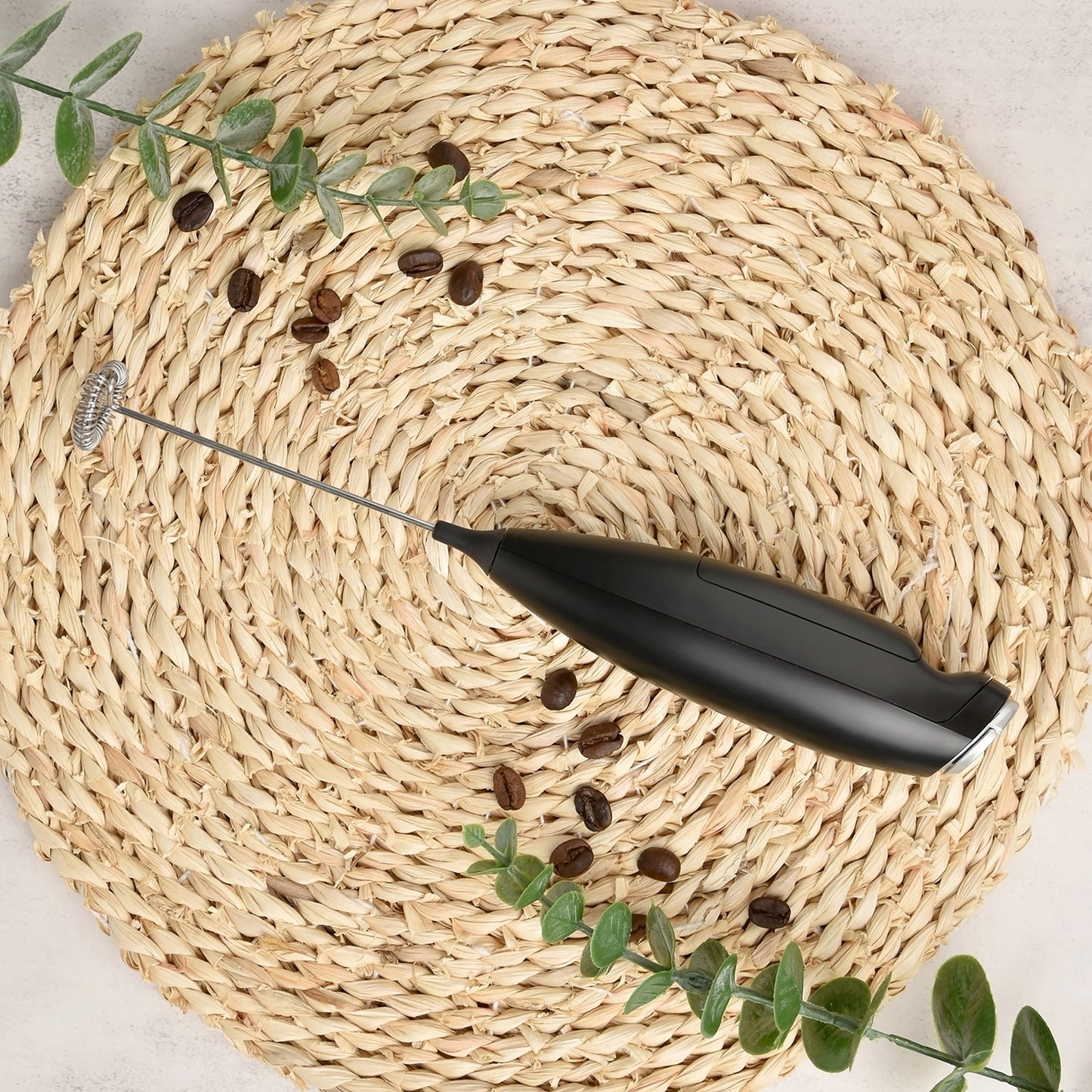 The popular Milk Frother handheld coffee milk frother with hook milk matcha foaming milk frother