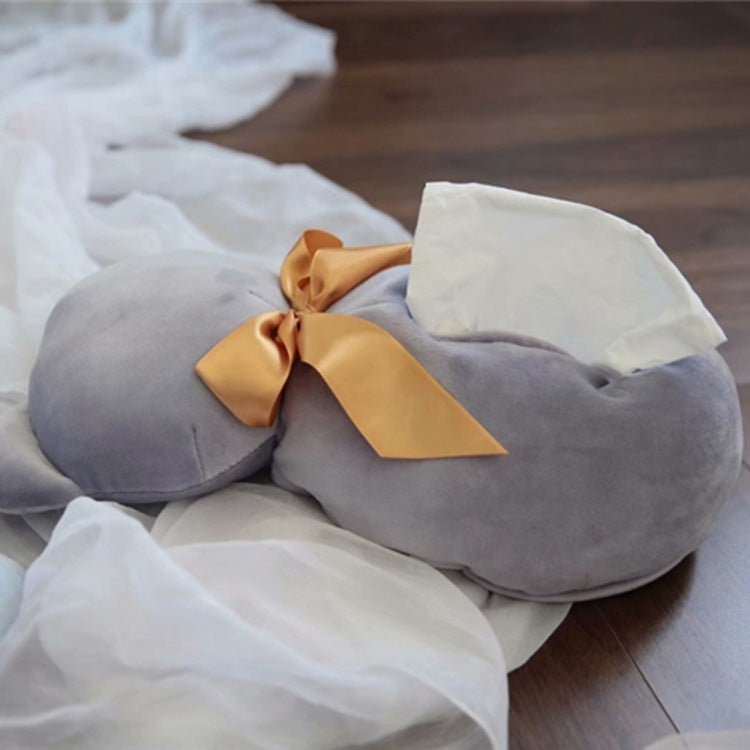 Creative plush back, cat doll, paper towel, plush cute fabric, home toilet paper cover, car portable tissue box