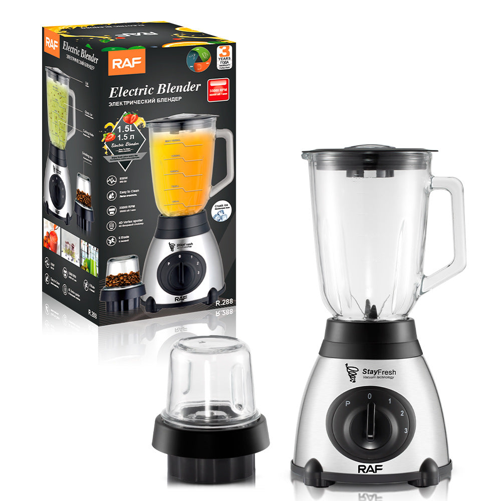 Multi-function juicer, home automatic fruit and vegetable juice machine, blender, glass