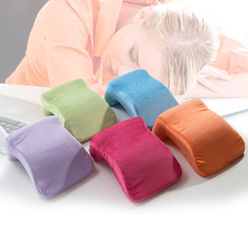 New Lunch Break Memory Pillow Nap Pillow Slow Rebound Memory Foam Pillow Office Tummy Pillow Wholesale