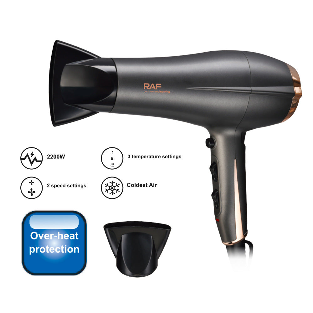 Hair dryer 2200W hot and cold air dryer high power home hotel hair dryer hair dryer hair dryer
