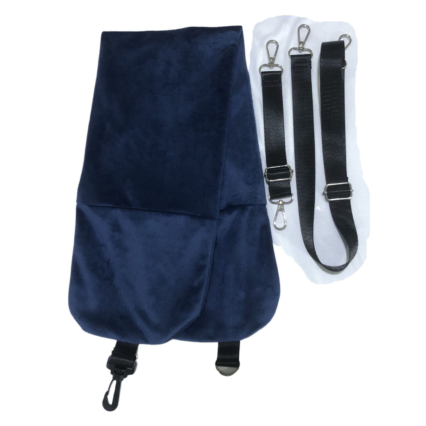 popular travel U-shaped pillows can be filled with clothes, luggage pillowcases, soft plush filled multi-functional pillows