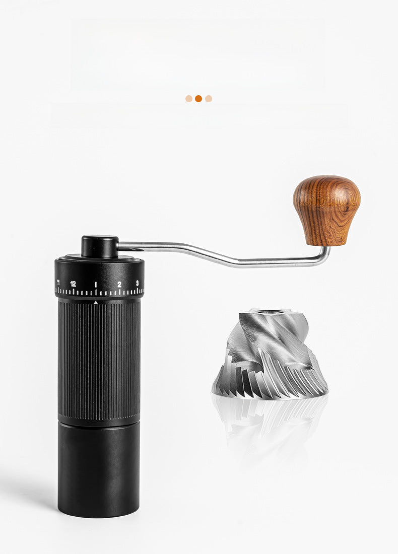 Externally adjusted hand grinder CNC steel grinding core portable coffee bean grinder thickness adjustable hand grinder coffee machine