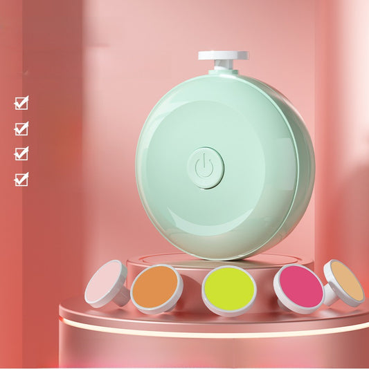 Baby electric nail polisher newborn baby nail clipper polisher anti-clamping mute child care set cross-border