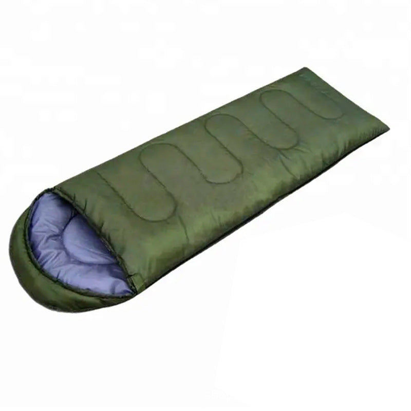Envelope Sleeping Bag with Hood – Multiple Weights & Colors