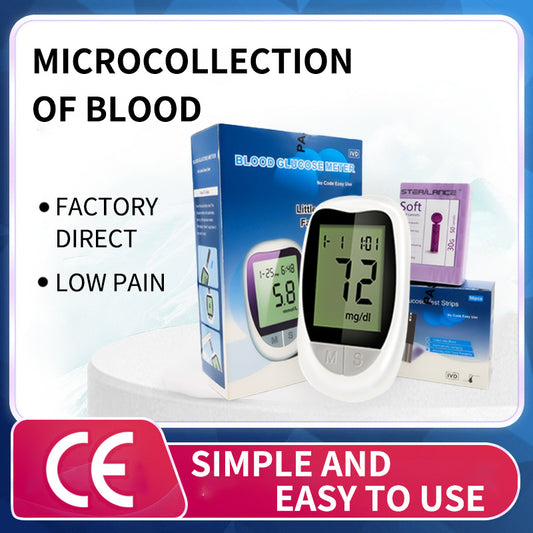 Custom Blood Glucose Tester Home Blood Glucose Machine Tester Middle and Elderly Blood Analyzer Medical Device Factory