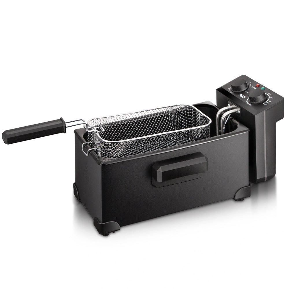 Cross-border fryer, household small electric fryer, electric fryer, commercial fritter fryer, french fryer, rack fryer, skewer pan, R.5251