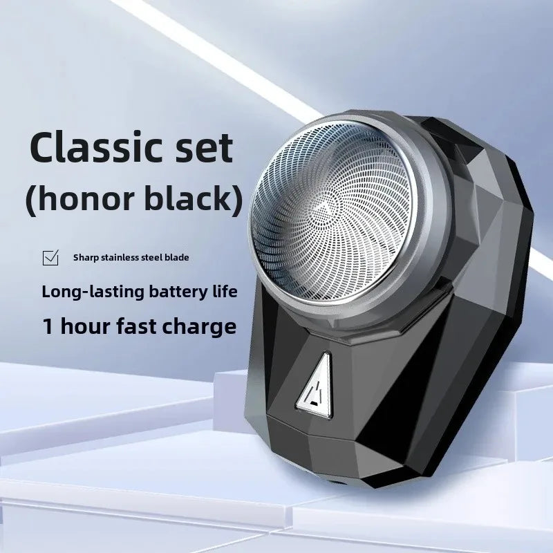 New Electric Shaver Men's Shaver Washable Mini Beard Sharpener Small Portable Rechargeable One Piece Delivery