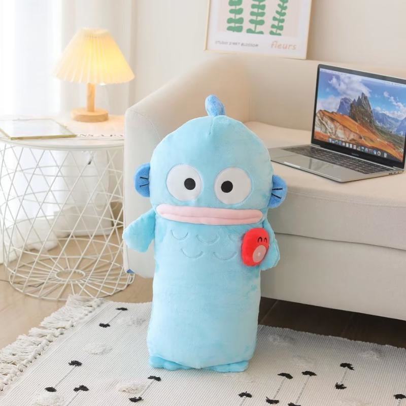 Creative Funny Mermaid Henton Long Throw Pillow Home Sofa Little Monster Pillow Children Sleep Leg Clip Rag Doll
