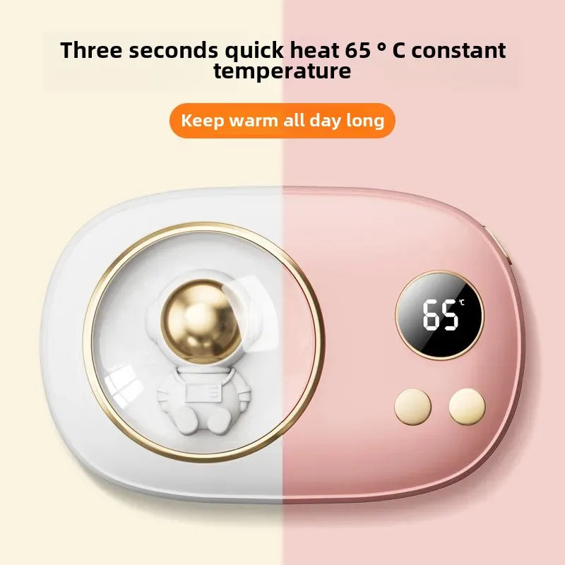 The new cross-border mini space number of people show 10,000 mAh hand warmer 2-in-1 charging