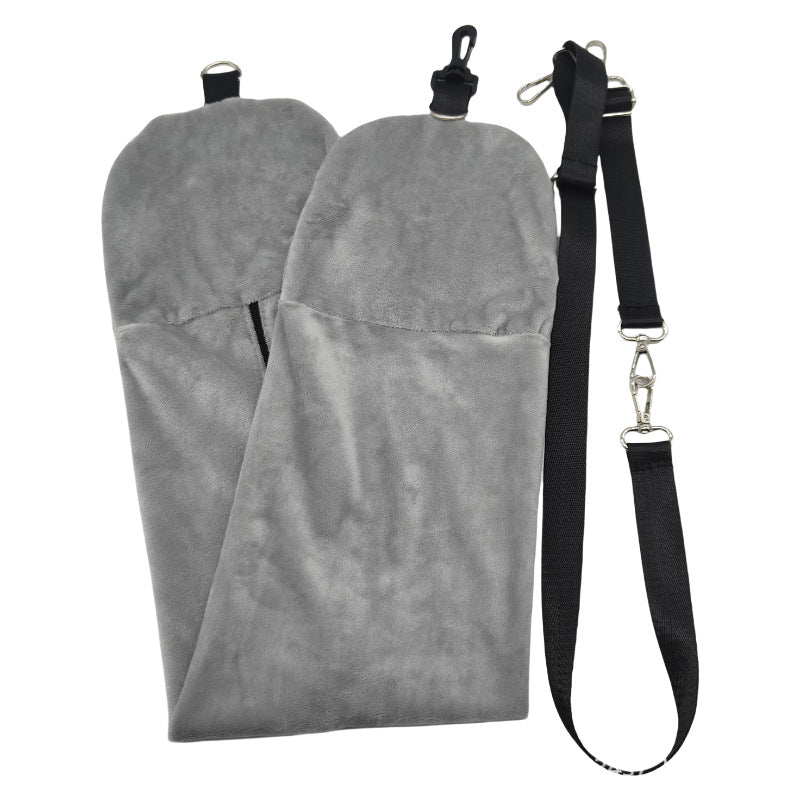 popular travel U-shaped pillows can be filled with clothes, luggage pillowcases, soft plush filled multi-functional pillows