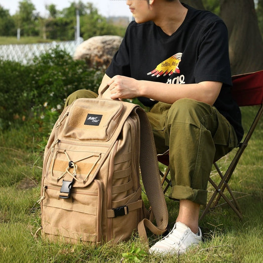 Travel Bag Men's Large Capacity Hiking Outdoor Backpack Tactical Mountaineering Outdoor Sports 17 Inch Laptop Backpack