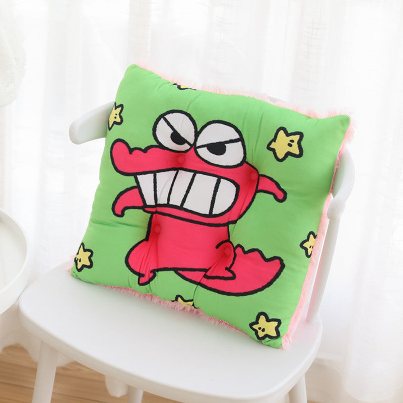 Cartoon crayons small new plush cushion chair cushion living room office sedentary ass cushion soft elastic sofa cushion wholesale