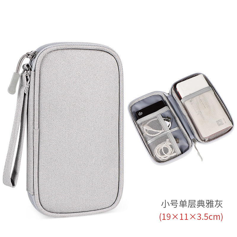Multi-functional mobile phone digital accessories storage bag, mobile phone bag, U disk power bank, mobile hard disk, data cable storage bag
