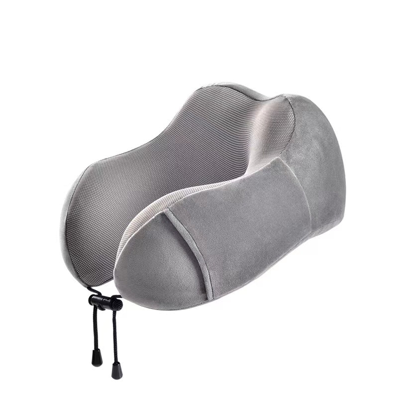 Memory foam U-shaped pillow can be collected U-shaped pillow gift car travel head pillow nap cervical spine neck pillow office