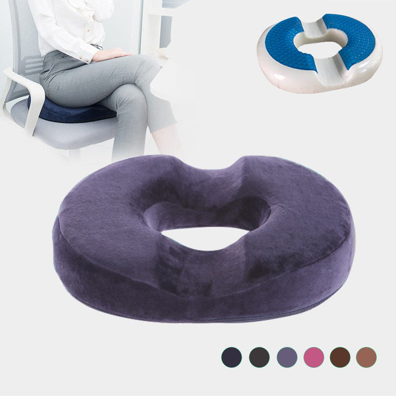 Memory foam hemorrhoids cushion Buttocks hollow cushion Beautiful pregnant woman butt cushion office cushion Manufacturers wholesale