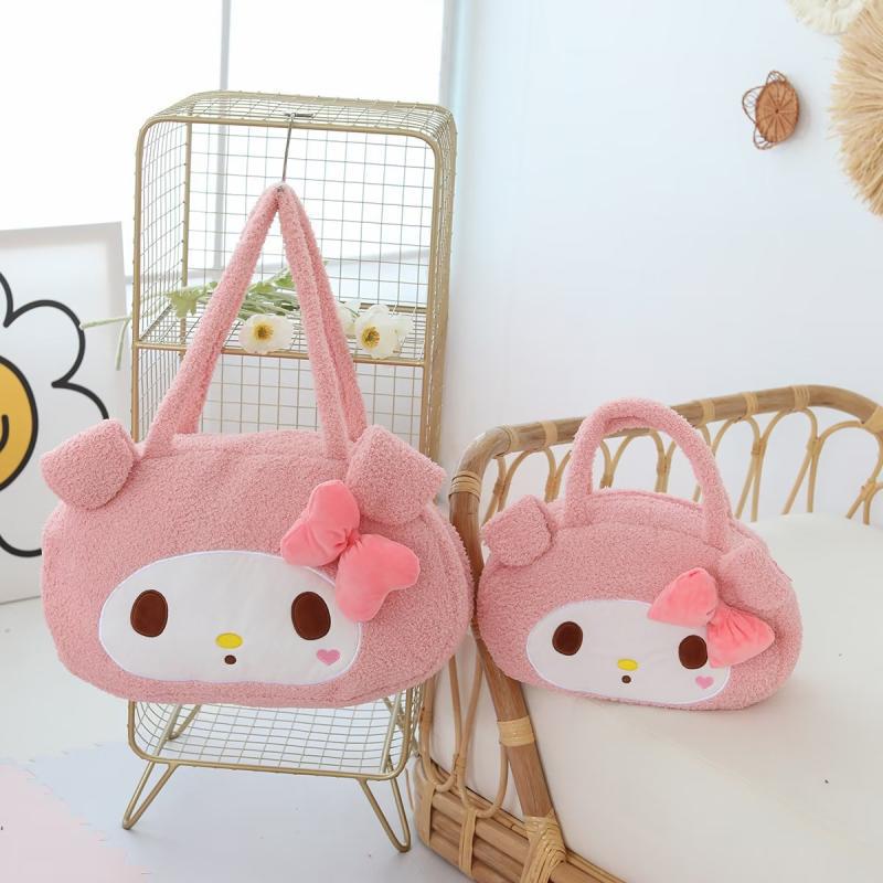 Hot Selling Cartoon Soft Cute One Shoulder Bag Plush Student Handbag Office Worker Storage Women's Large Capacity Crossbody Bag