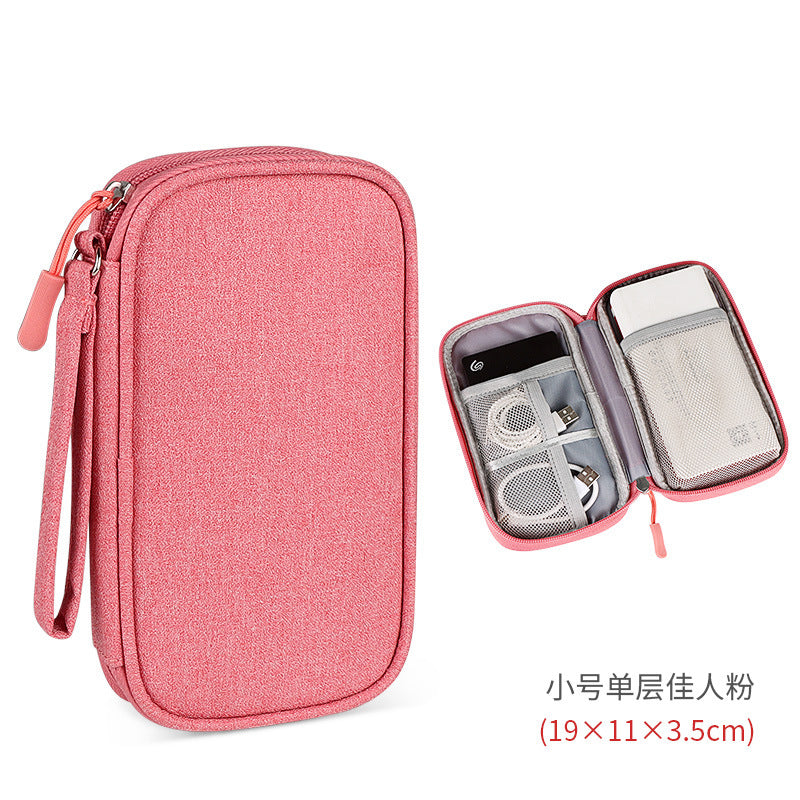 Multi-functional mobile phone digital accessories storage bag, mobile phone bag, U disk power bank, mobile hard disk, data cable storage bag