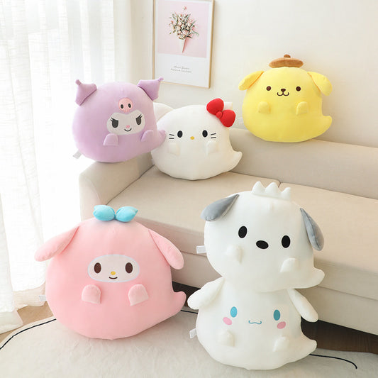 Cartoon soft cute new little devil paca dog pudding dog pillow living room sofa bedroom bed pillow can be wholesale