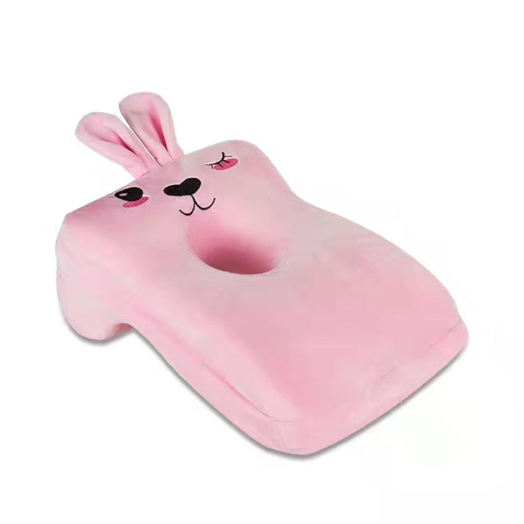 Crystal velvet memory foam slow rebound office nap pillow student classroom nap hole hole pillow memory pillow manufacturers