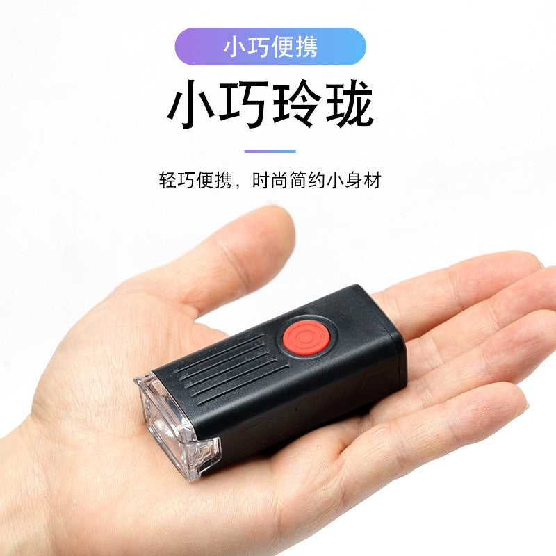 New Night Cycling Light Cycling Flashlight Strong Light Headlight Waterproof USB Rechargeable Headlight Batch