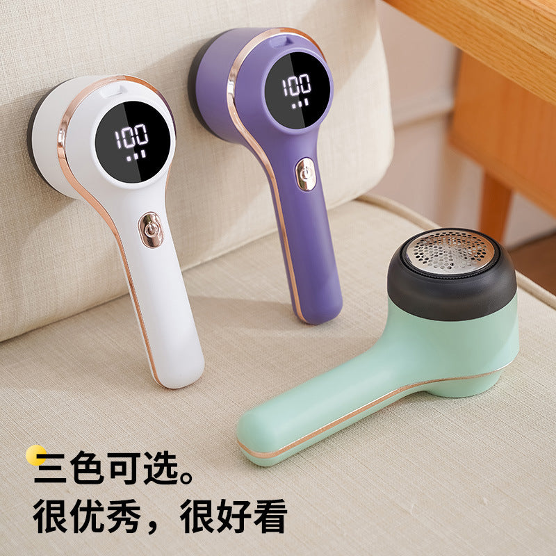 New Home Electric Hairball Trimmer LCD Display Portable Multifunctional Shaving Machine