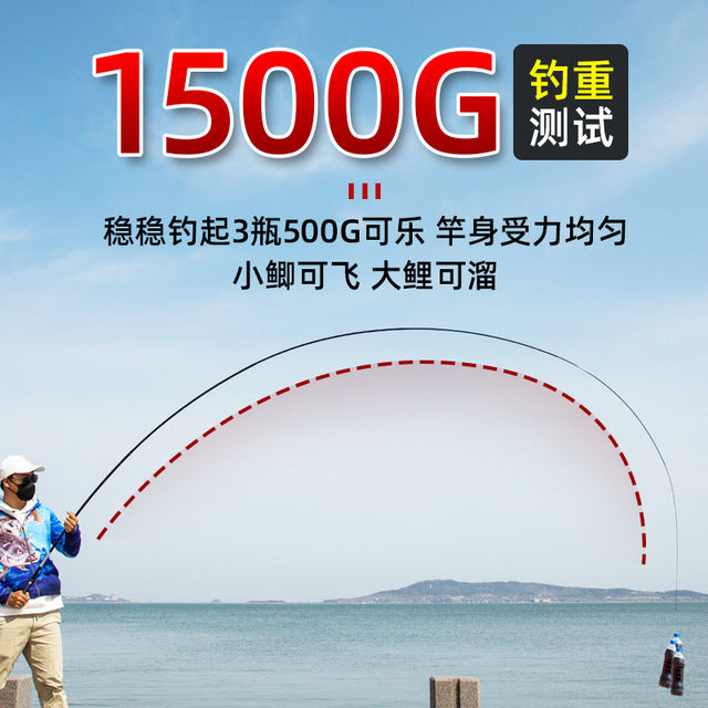 Gamma carp rod hand rod super hard fishing rod Japan imported carbon table fishing rod hand rod 28 fishing tackle