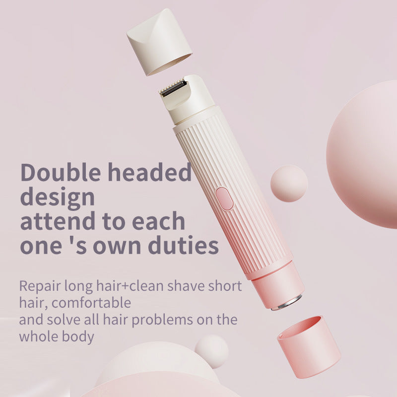 Electric shaver shaver portable gradient electric trim razor shaver for men and women epilator cross-border