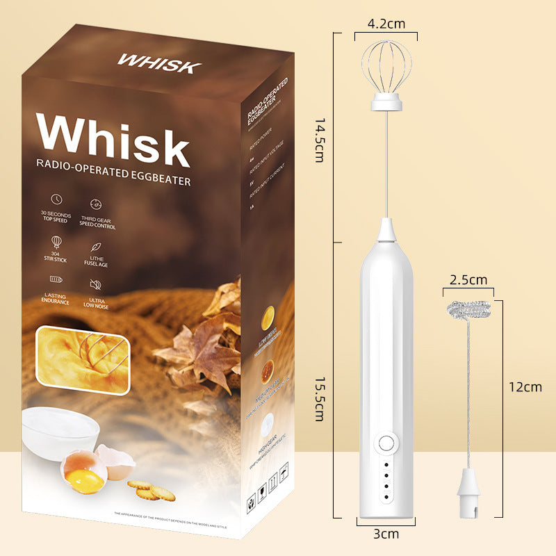 Egg Whisk, Electric Milk Frother, Milk Wother, Home Coffee Milk Frother, Mini Stirring Baking Tools