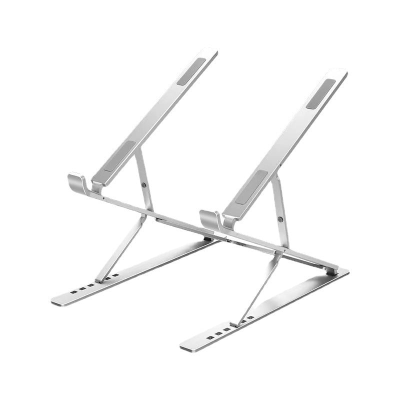 Cross-border N8 double-layer laptop stand, aluminum alloy tablet computer radiator, foldable storage, increased shelf