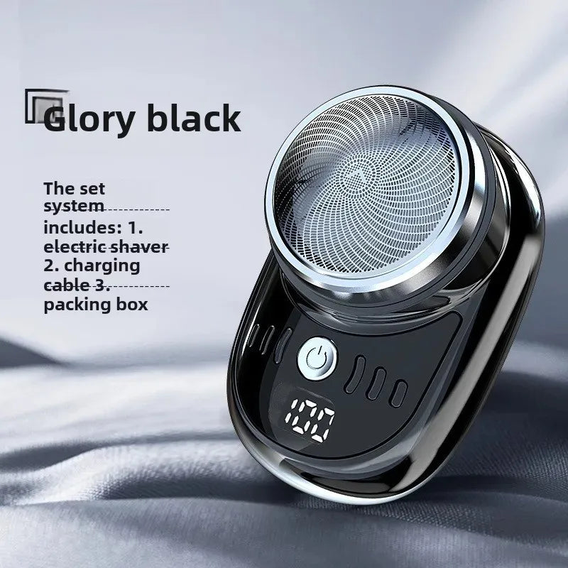 New Electric Shaver Men's Shaver Washable Mini Beard Sharpener Small Portable Rechargeable One Piece Delivery