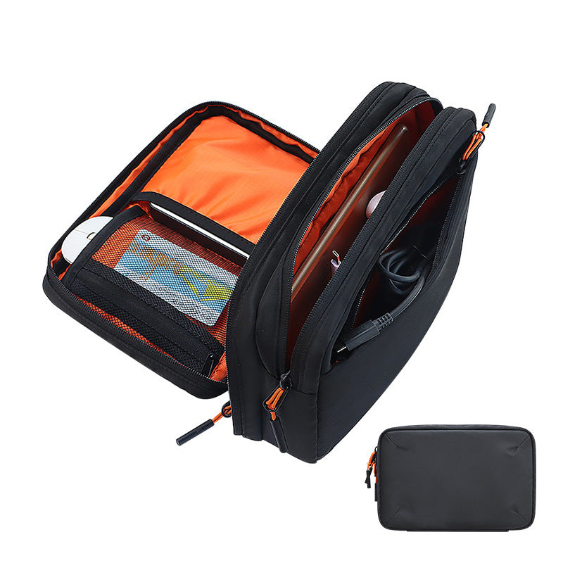Data cable, headset charger, portable digital electronic accessories, digital storage bag, outdoor carry-on travel clutch