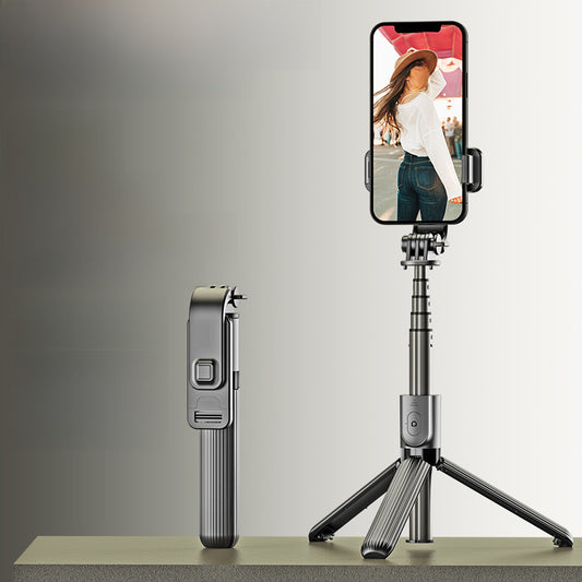 Mobile phone bluetooth selfie stick L03 mini integrated tripod LED fill light holder photo live broadcast artifact