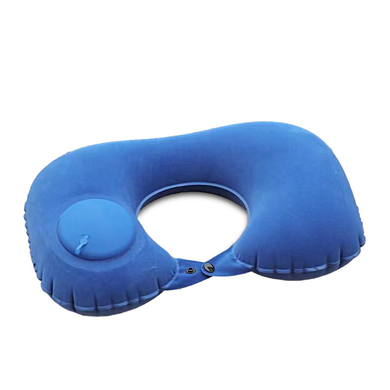 factory direct sales U shaped press inflatable pillow PVC press inflatable pillow U shaped pillow wholesale