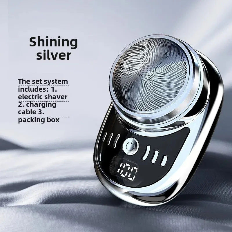 New Electric Shaver Men's Shaver Washable Mini Beard Sharpener Small Portable Rechargeable One Piece Delivery