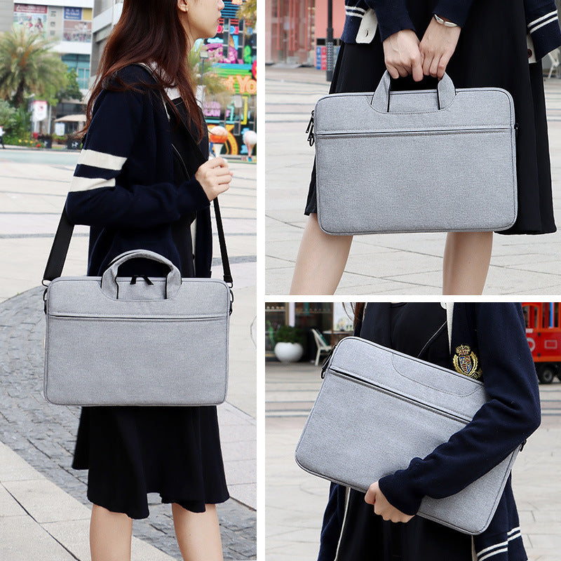 Wholesale Shoulder Laptop Bag Waterproof Briefcase 131415.6 inch Men & Women Can Print Logo