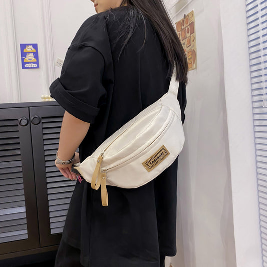 Internet celebrity fashion versatile multi-functional large-capacity women's bag, new student daily outdoor women's chest bag, waist bag