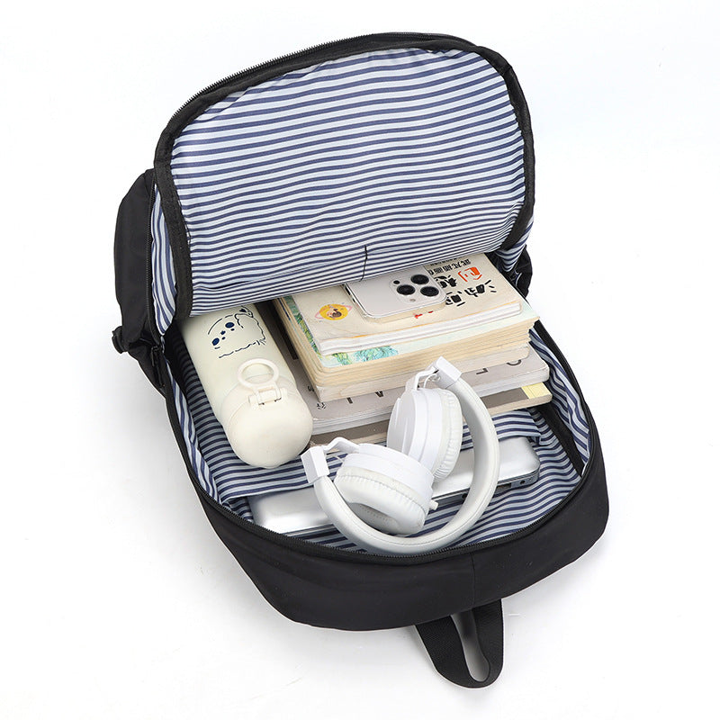 Cross border men's backpack business commuter casual computer bag large capacity travel backpack college student school bag printing