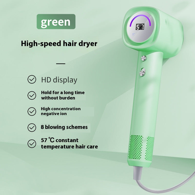 The new hair dryer high-power household negative ion high-speed hair dryer silent constant temperature hair care hair dryer cross-border