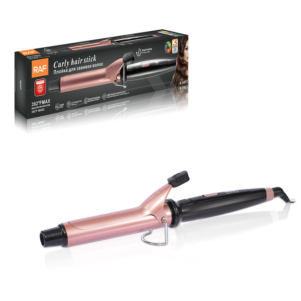 New 2-in-1 curling iron, hair straightener, ceramic splint, dry and wet straight curling, dual-purpose large roll, inner buckle, bangs, and hair
