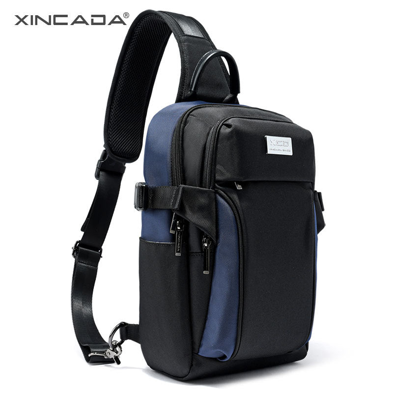 Trendy brand chest bag, men's bag, multi-functional waist bag, casual large-capacity shoulder bag, summer new simple crossbody bag
