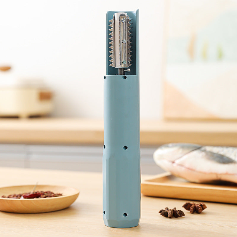 Household Electric Fish Scale Machine – Fast Automatic Fish Scale Remover, Commercial & Home Use Fish Scaler Scraper for Efficient Cleaning