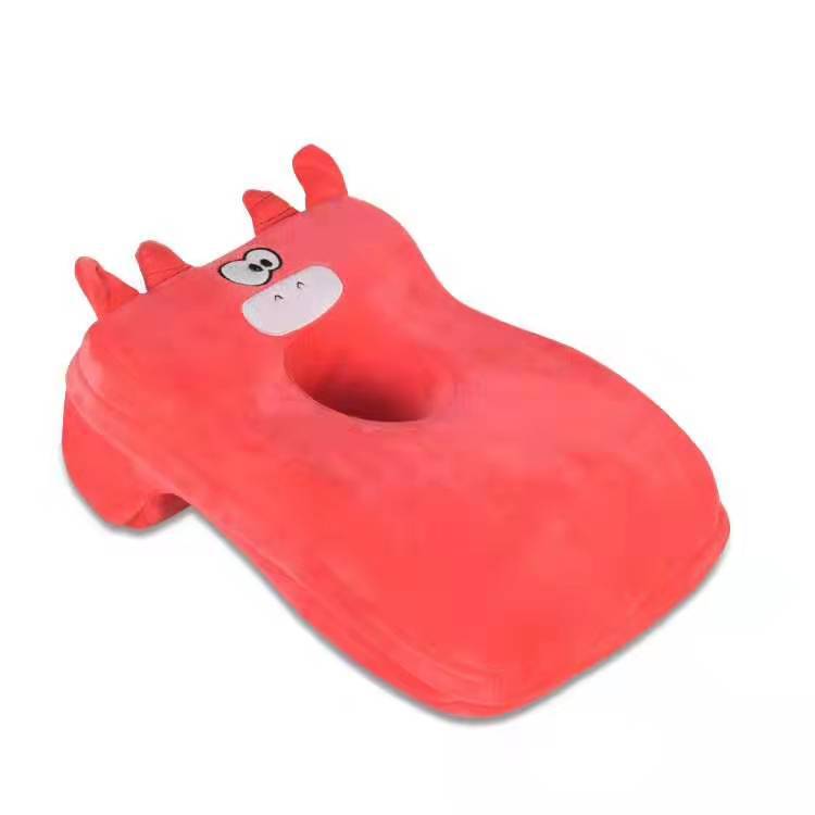Crystal velvet memory foam slow rebound office nap pillow student classroom nap hole hole pillow memory pillow manufacturers