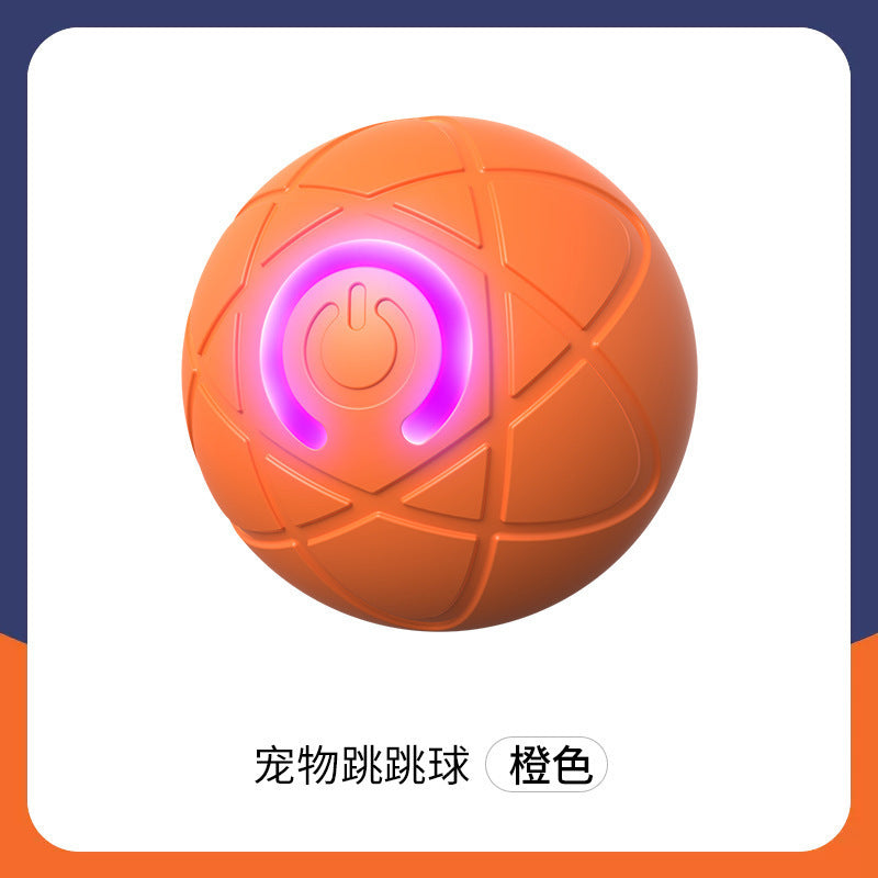Jumping Ball Dog Toys Smart Funny Dog Wear-Resistant Self-Hilarious Boredom Artifact Companion Funny Cat Toys Anti-Demolition Home