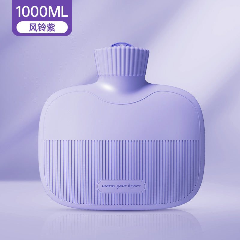The new water-filled hot water bottle is thickened and explosion-proof for girls, and the hot compress for girls warms their hands and feet, and the artifact imitates rabbit down and warms their hands