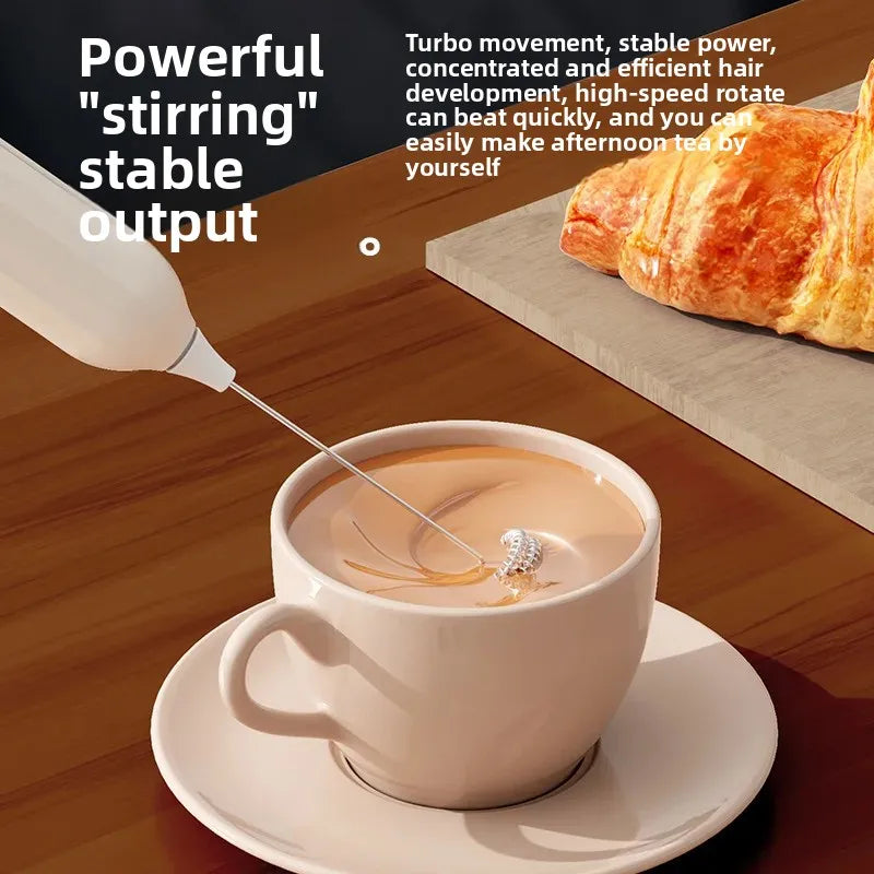 Egg Whisk, Electric Milk Frother, Milk Wother, Home Coffee Milk Frother, Mini Stirring Baking Tools