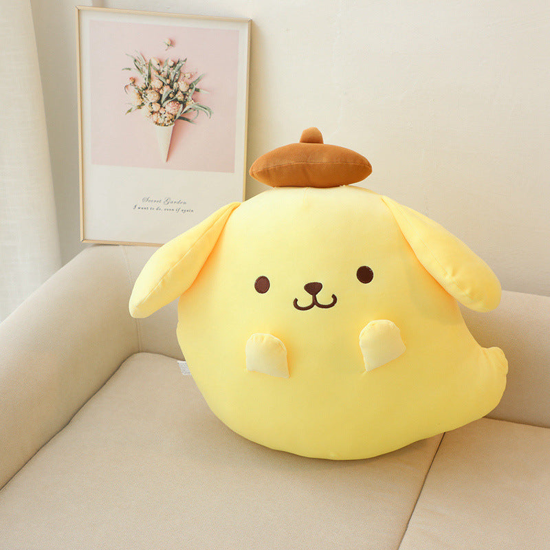 Cartoon soft cute new little devil paca dog pudding dog pillow living room sofa bedroom bed pillow can be wholesale