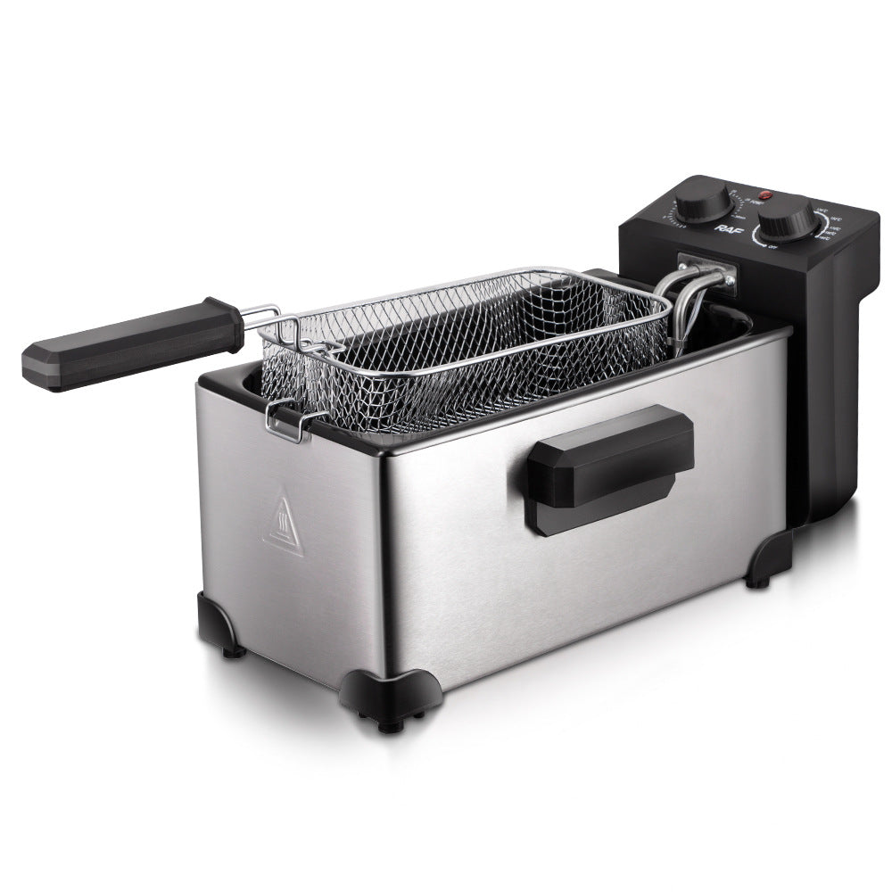 Cross-border deep fryer, household small electric fryer, electric fryer, commercial fritter fryer, french fries, machine, stall, fried skewer r.5250